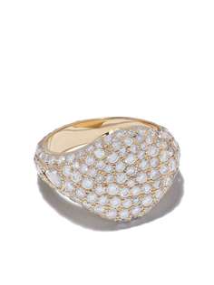 Loree Rodkin золотое кольцо-печатка с бриллиантами