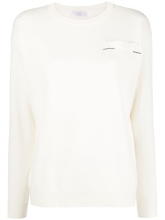 Brunello Cucinelli джемпер с круглым вырезом