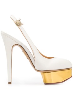 Charlotte Olympia туфли Dolly с ремешком на пятке