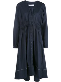 Proenza Schouler White Label расклешенное платье миди с вырезом
