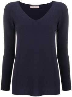 D.Exterior пуловер в рубчик с эффектом металлик