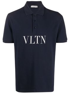 Valentino рубашка поло с логотипом VLTN