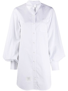 Thom Browne платье-рубашка мини с пышными рукавами