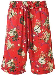 Ih Nom Uh Nit шорты-бермуды с цветочным принтом
