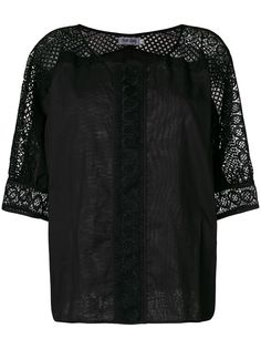 Charo Ruiz Ibiza блузка с рукавами в сетку