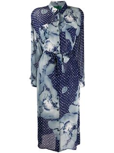 Jean Paul Gaultier Pre-Owned платье оверсайз 1991-го года с принтом