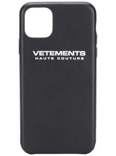 VETEMENTS чехол для iPhone 11 Pro Max с логотипом