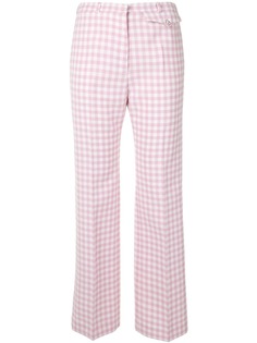 Paco Rabanne прямые брюки в клетку гингем