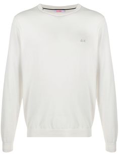 Sun 68 толстовка с круглым вырезом и логотипом