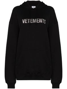 Vetements худи с кристаллами