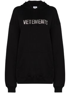 Vetements худи с кристаллами