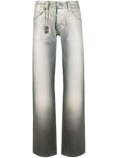 Gianfranco Ferré Pre-Owned джинсы 1990-х годов с эффектом разбрызганной краски