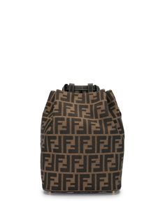 Fendi Pre-Owned рюкзак с кулиской и узором Zucca
