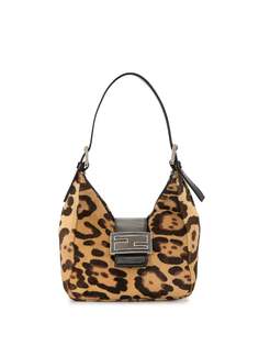 Fendi Pre-Owned сумка-тоут с леопардовым принтом и логотипом