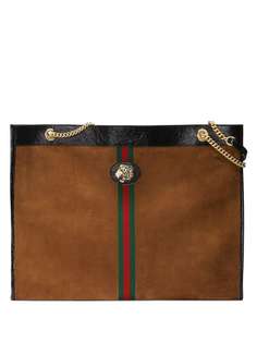 Gucci большая сумка-тоут с декором в форме головы тигра