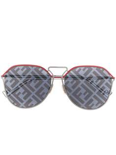 Fendi Eyewear солнцезащитные очки с монограммой