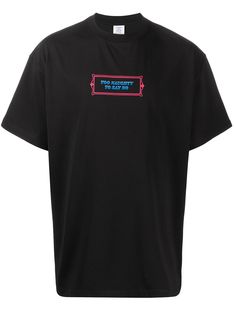 Vetements футболка с круглым вырезом и надписью