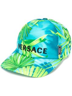 Versace бейсбольная кепка с принтом Jungle