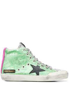 Golden Goose высокие кеды Francy с пайетками