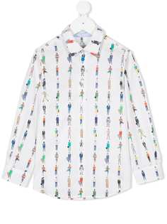 Paul Smith Junior рубашка с принтом