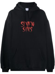 Vetements толстовка оверсайз Seven Sins