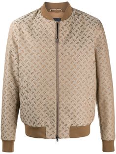 Herno жаккардовый бомбер