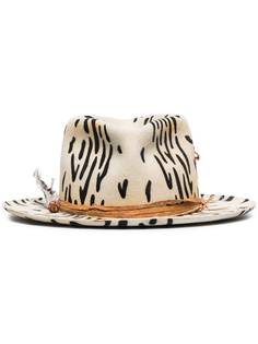 Nick Fouquet шляпа Zeal с зебровым принтом
