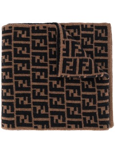 Fendi шарф с логотипом