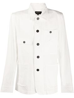 Ann Demeulemeester куртка-рубашка с карманами