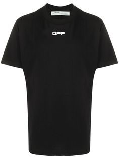 Off-White футболка с принтом