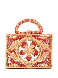 Sensi Studio каркасная сумка-тоут Canasta с цветочным узором