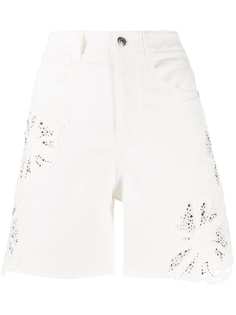 Ermanno Scervino джинсовые шорты со стразами