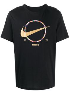 Nike футболка с логотипом Swoosh