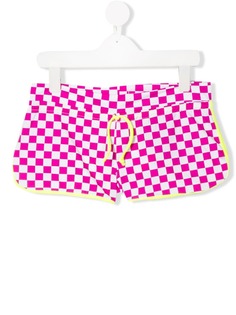 Mc2 Saint Barth Kids шорты в клетку с кулиской