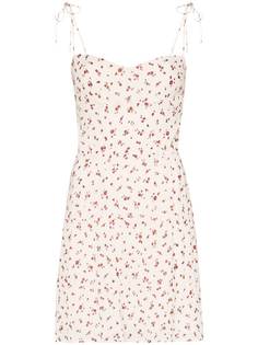 Reformation платье мини Othello с завязками