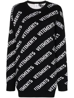Vetements свитер с логотипом
