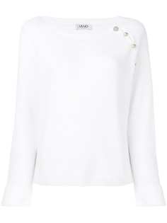 LIU JO джемпер с пуговицами на плече
