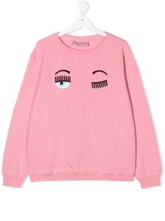 Chiara Ferragni Kids футболка Winking Eye