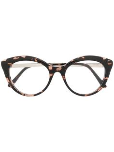 Emmanuelle Khanh очки в оправе кошачий глаз черепаховой расцветки