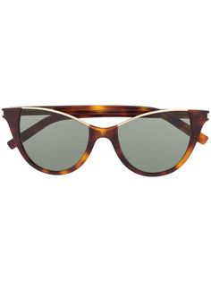Saint Laurent Eyewear солнцезащитные очки SL368 в оправе кошачий глаз