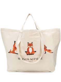 Maison Kitsuné сумка-тоут XXL Yoga Foxes