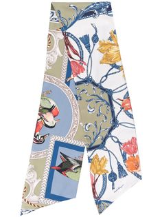 Salvatore Ferragamo шейный платок с цветочным принтом