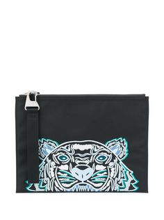 Kenzo клатч с вышивкой Tiger