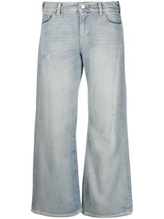 Emporio Armani расклешенные джинсы средней посадки