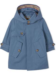 Burberry Kids твиловое пальто