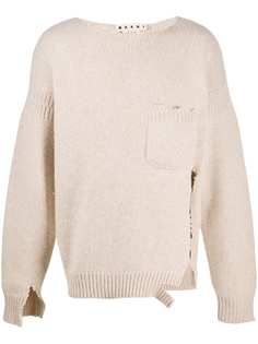 Marni джемпер с разрезами