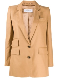 Max Mara однобортный блейзер