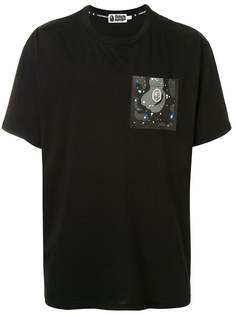 A BATHING APE® футболка с карманом и логотипом Bape