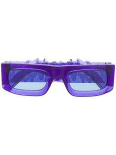 Evangelisti World солнцезащитные очки в полупрозрачной оправе