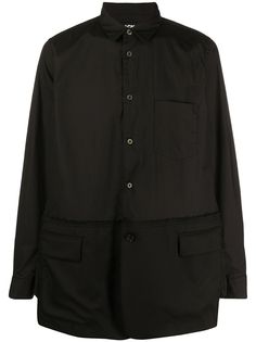 Black Comme Des Garçons рубашка с длинными рукавами